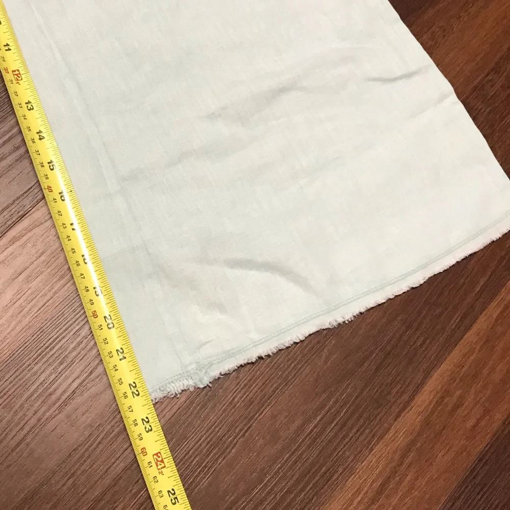 XCVI Raw Hem Linen Cargo Pocket Cropped Pants NWT - Picture 10 of 10